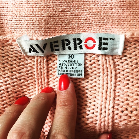 AVERROE Pink Oversized Sweater Cardigan - Picture 5 of 7